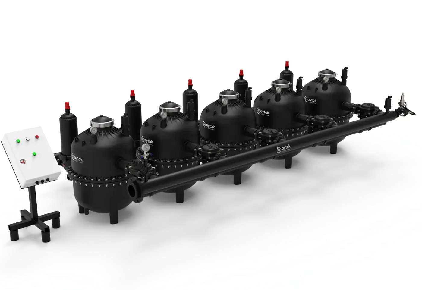 Plastik Disk Filtreli Otomatik Plastik Gravel Filtre Sistemleri