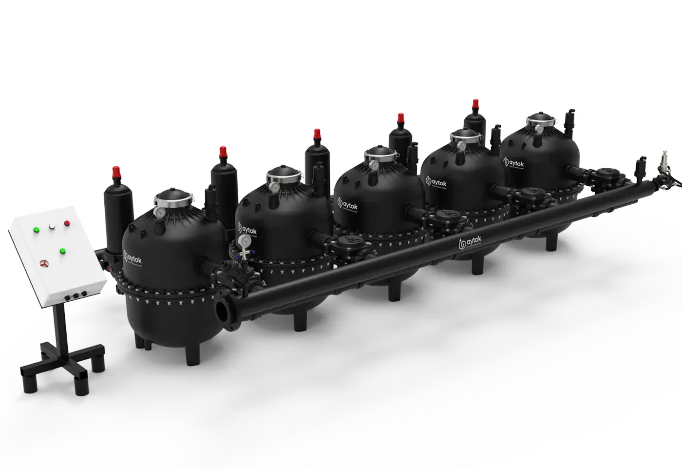 Plastik Disk Filtreli Otomatik Plastik Gravel Filtre Sistemleri