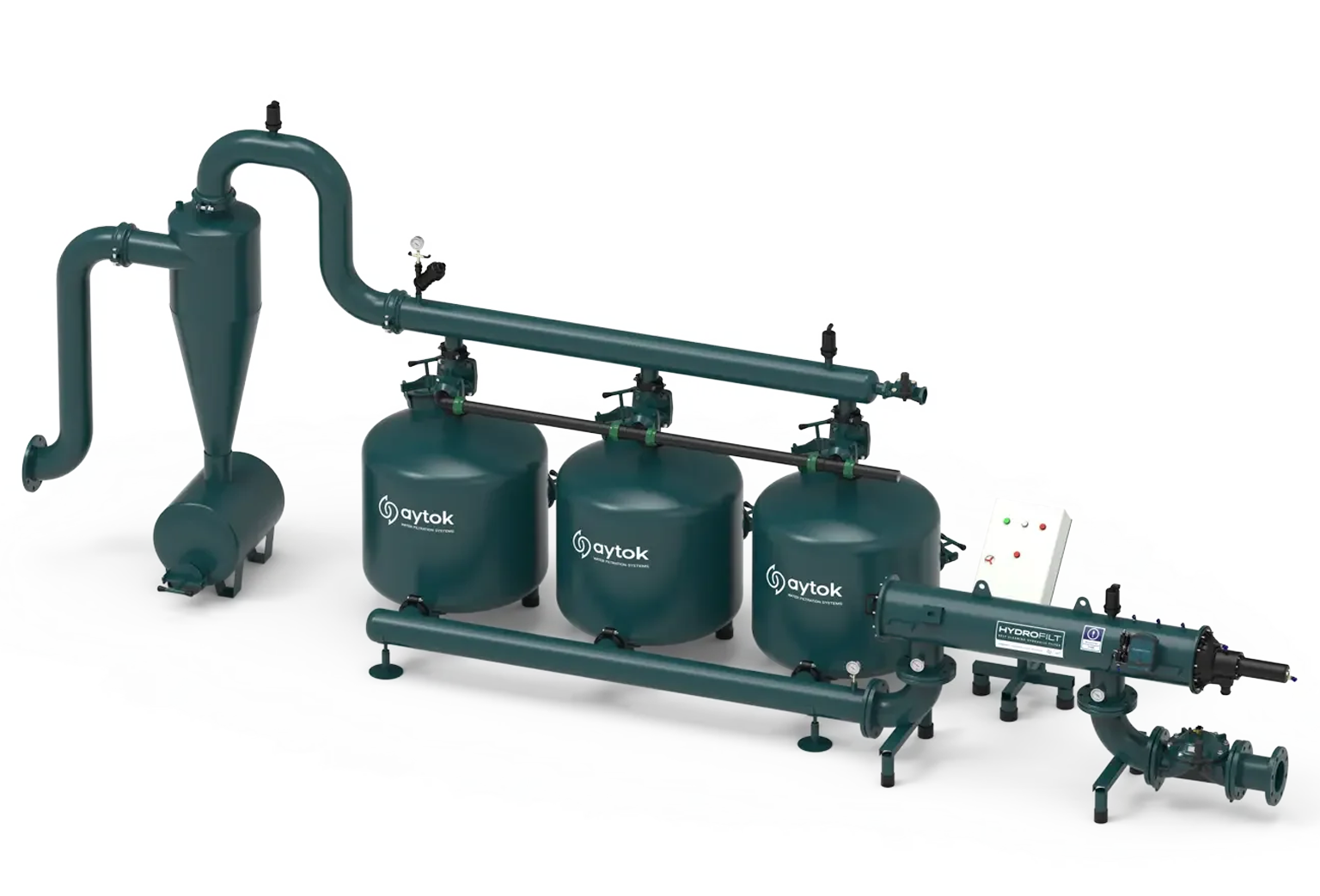 Kendi Kendini Temizleyen Elek Filtreli ve Hidrosiklonlu Otomatik Gravel Filtre Sistemleri