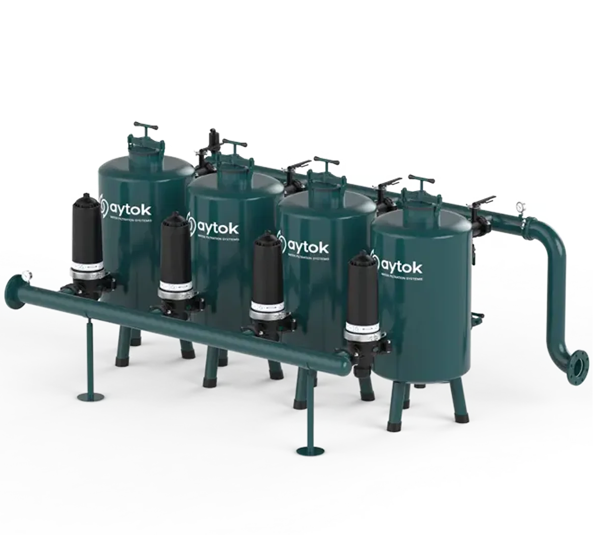 Plastik Disk Filtreli Manuel Gravel Filtre Sistemleri