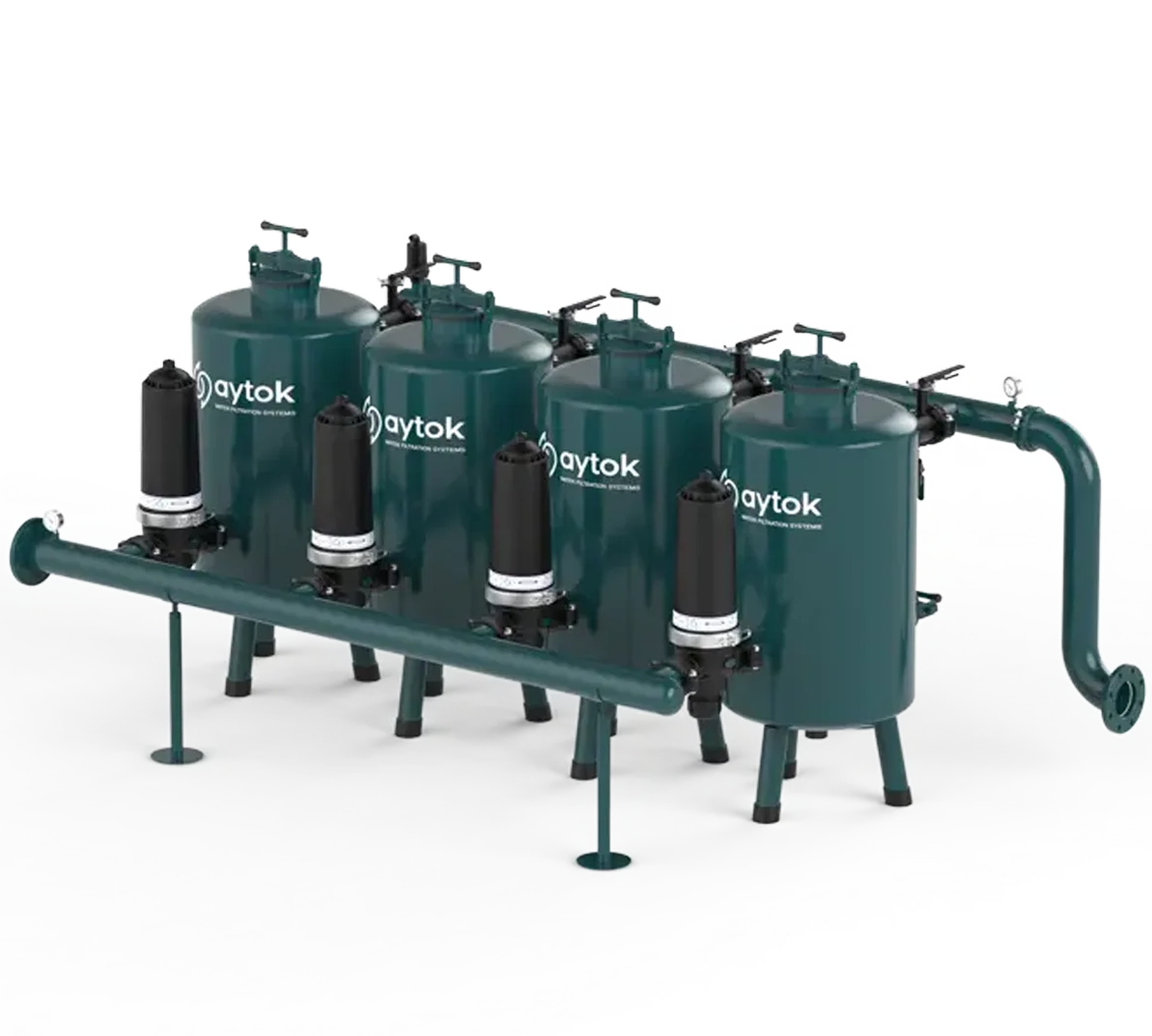 Plastik Disk Filtreli Manuel Gravel Filtre Sistemleri