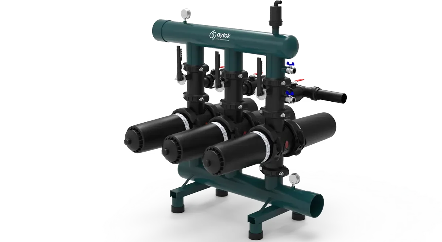 Plastik Manuel Çift Diskli Filtre Sistemleri