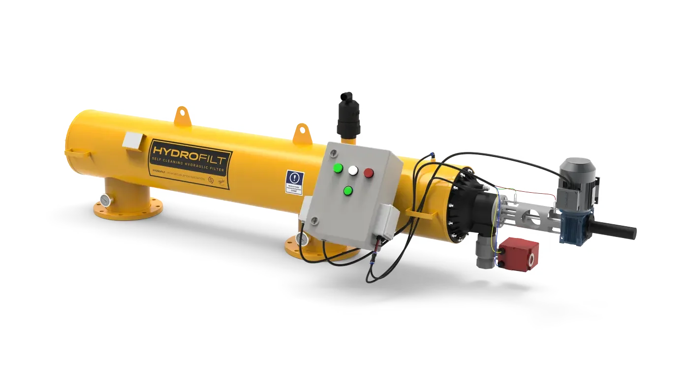 RF Serisi - Redüktörlü Yatay Otomatik Geri Yıkamalı Elektronik Filtreler
